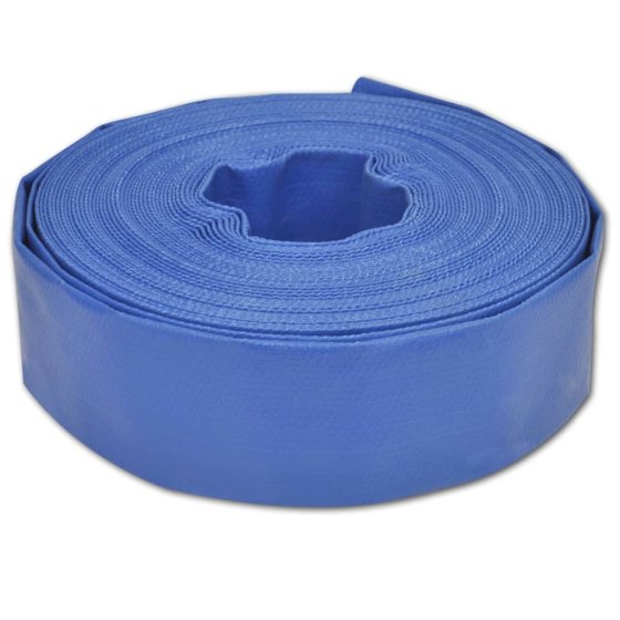 Manguera plana de agua  25 m 2" PVC
