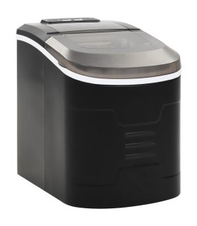 Máquina para hacer cubitos de hielo 2,4 L 15 kg / 24 h negro