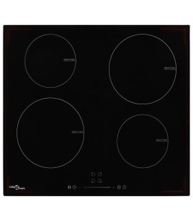 Placa de inducción con 4 quemadores control táctil 7000 W