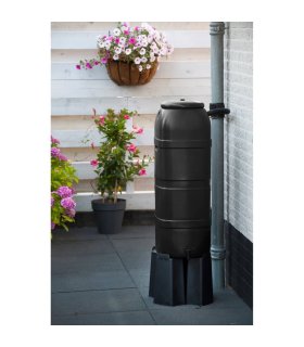 Nature Depósito de agua de lluvia negro100 L