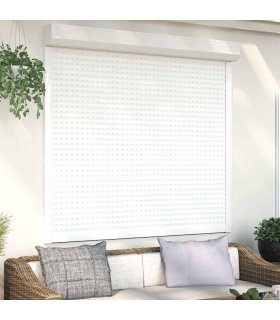 Persiana enrollable aluminio blanca 160x150 cm