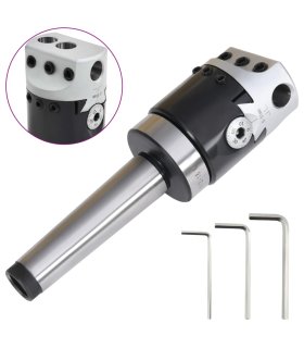Cabeza perforadora 50 mm vástago perforador MT3 torno fresado