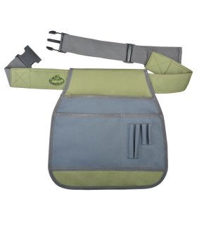 Esschert Design Cinturón de herramientas de jardín gris GT87