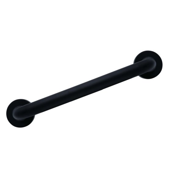 RIDDER Barra de agarre de baño aluminio negro 45 cm