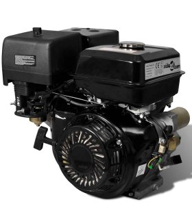 Motor de gasolina 15 HP 11 kW negro