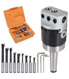 Set de herramientas perforación 15 pzas cabezal 50mm MT2-F1-12