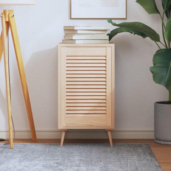 Puerta de armario de lamas madera de pino maciza 61,5x39,4 cm