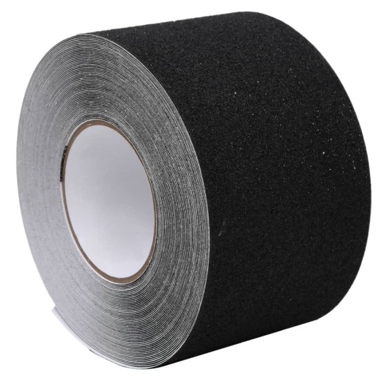Cinta antideslizante negra PVC 0,1x20 m