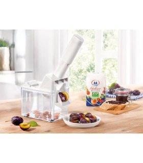 Leifheit Deshuesador de ciruelas automático blanco 37300